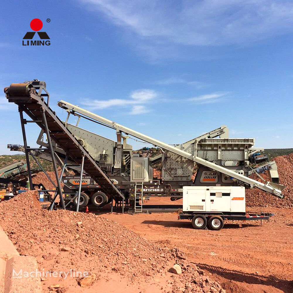 concasseur mobile Liming Flexible Mining Rock Crusher Mobile Crushing And Screening Plant neuf