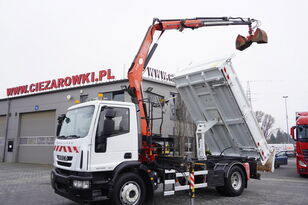 grue mobile IVECO Eurocargo 160E22 EEV Dump truck / Bortmatic / Crane FASSI F95A.0
