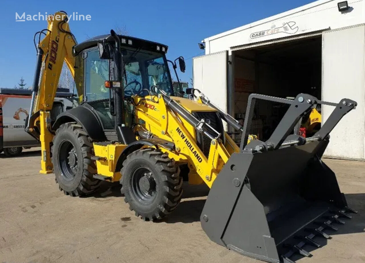 tractopelle New Holland B100D Buldoexcavator